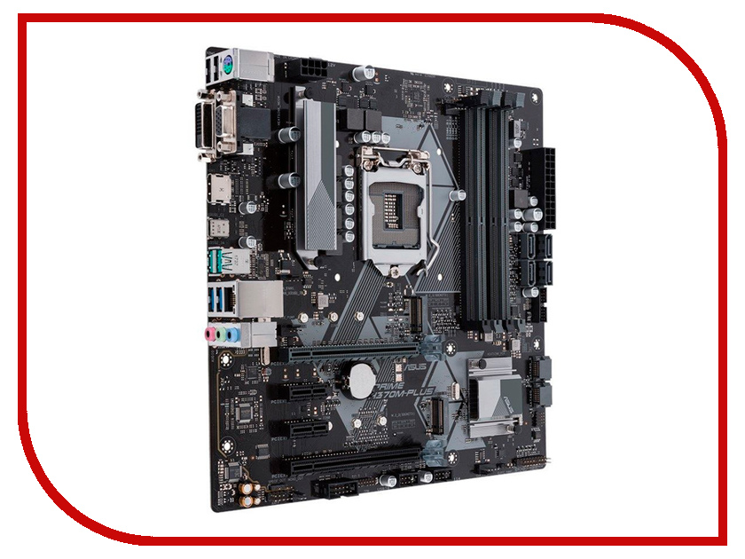 

Материнская плата ASUS PRIME H370M-PLUS, Prime H370M-PLUS