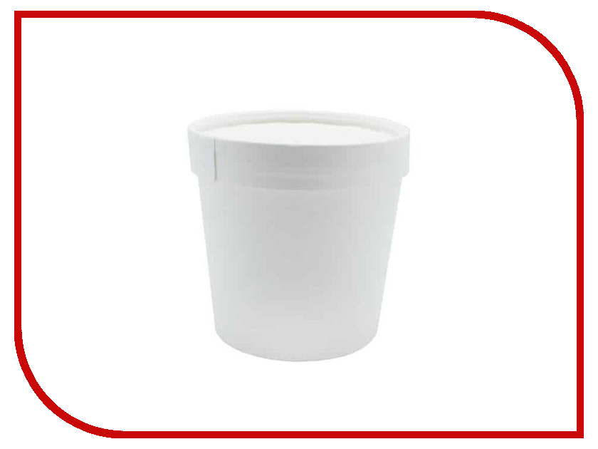 

Одноразовая супница Ecovilka 340ml 85х70mm 250шт White БСБ340Д, БСБ340Д