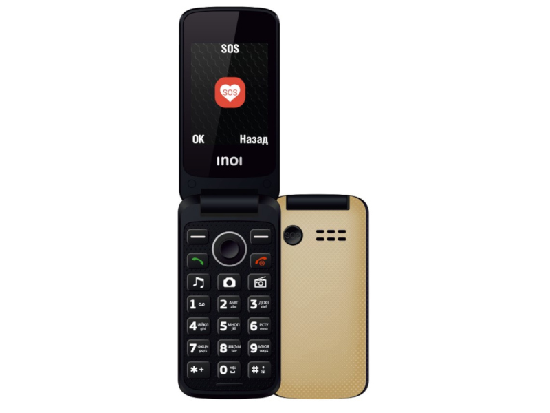 Сотовый телефон Inoi 247B Gold