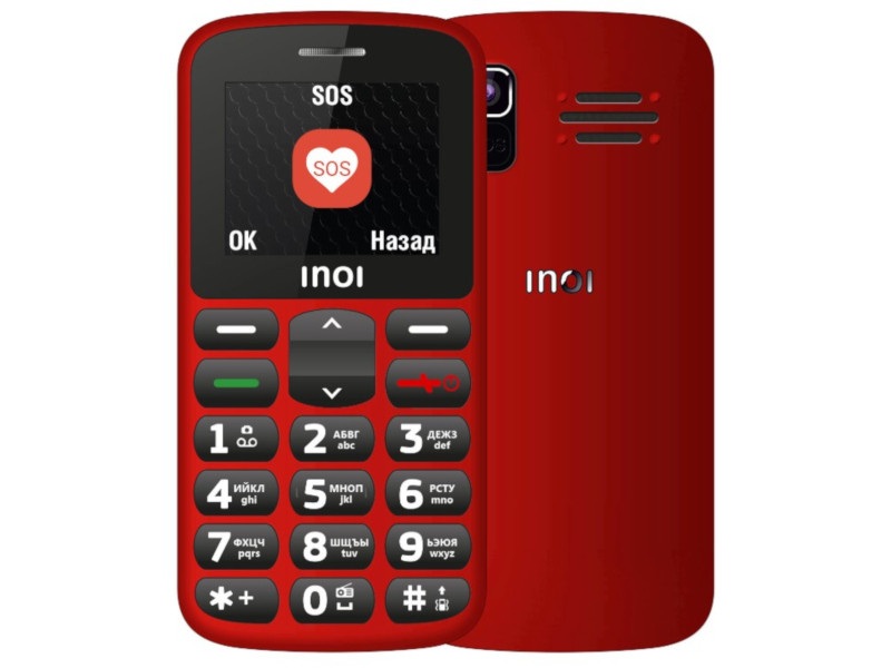 Сотовый телефон Inoi 107B Red