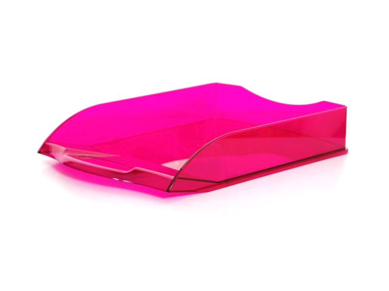 

Лоток горизонтальный Attache Яркий офис Transparent Plum 644890, 644890