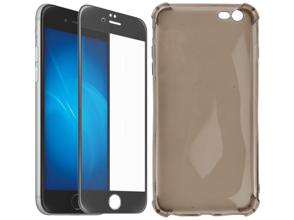 

Аксессуар Чехол + защитное стекло Innovation для APPLE iPhone 6 Plus / 6S Plus 5D Lux Black 11700, 19750000