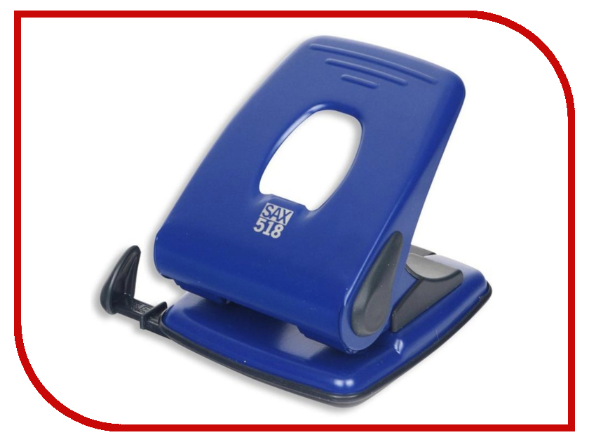 

Дырокол SAX 518 до 40л с линейкой Blue 51006, 518