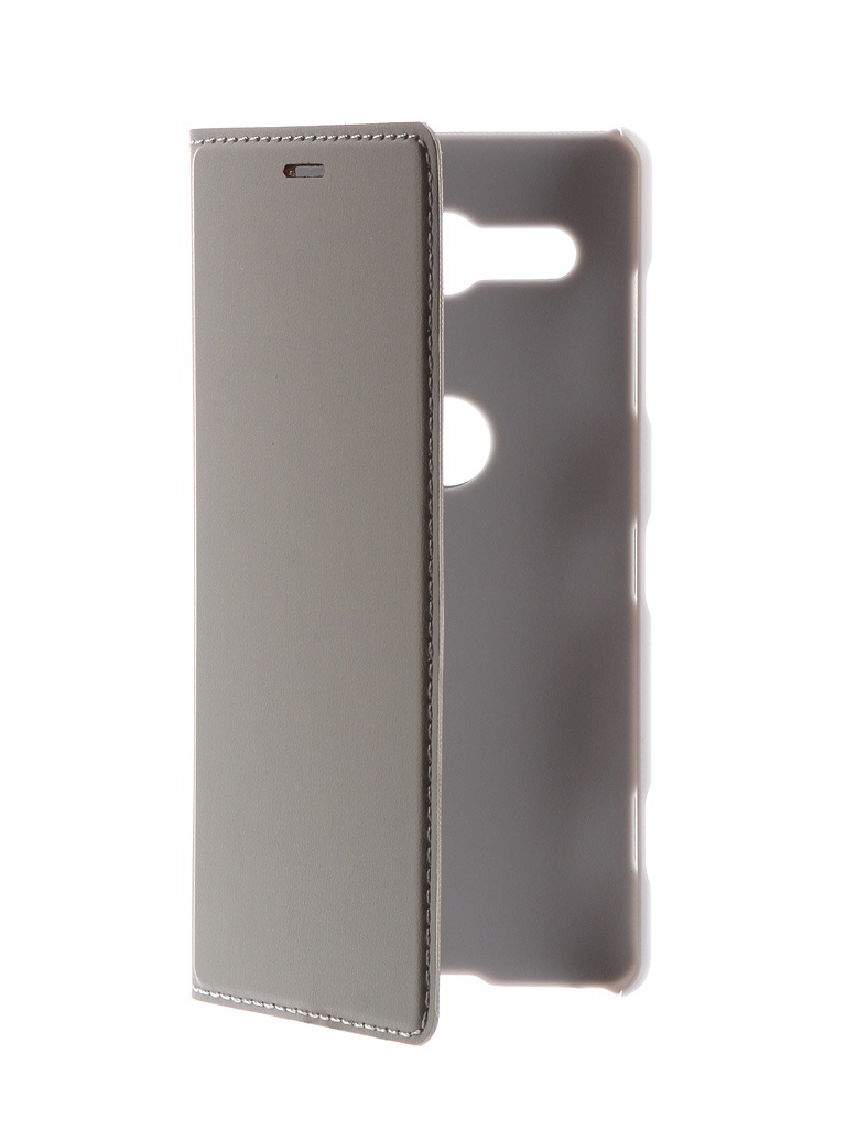 фото Аксессуар Чехол-книжка Brosco для Sony Xperia XZ2 Compact Grey XZ2C-BOOK-GREY