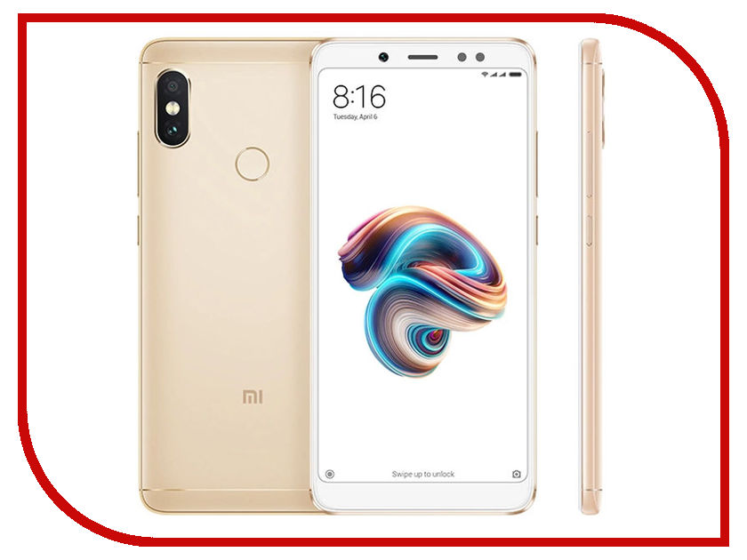 

Сотовый телефон Xiaomi Redmi Note 5 3/32GB Gold, Note 5 32Gb