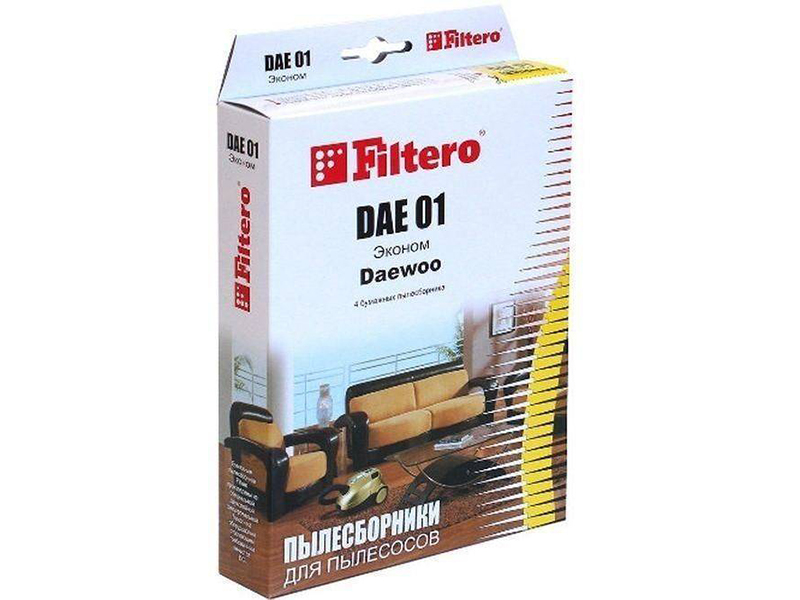 Мешок-пылесборник Filtero DAE 01 Эконом (4шт)