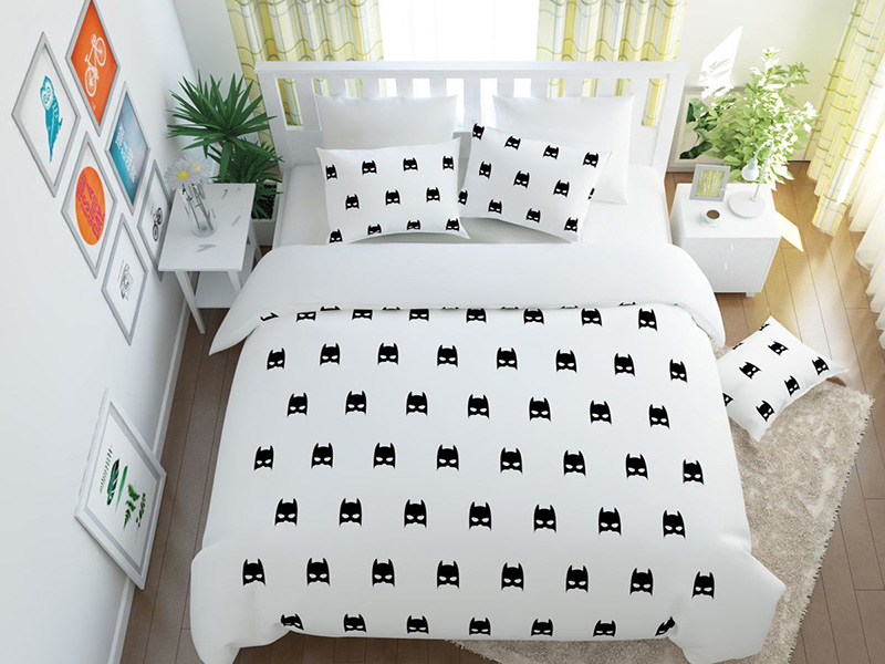 

Постельное белье Сирень Бэтмен Комплект Семейный Полисатин 7860-КПБС, 7860-КПБС