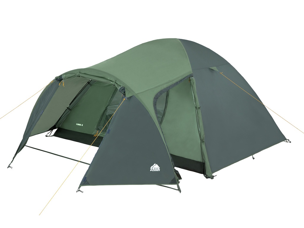 

Палатка TREK PLANET Lima 4 Green, 70185