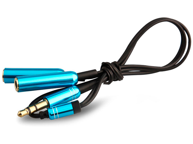 

Аксессуар Earldom AUX-201 Jack 3.5mm - Jack 3.5mm Blue, AUX-201
