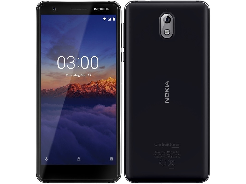 

Сотовый телефон Nokia 3.1 16GB Black, 3.1 Dual Sim