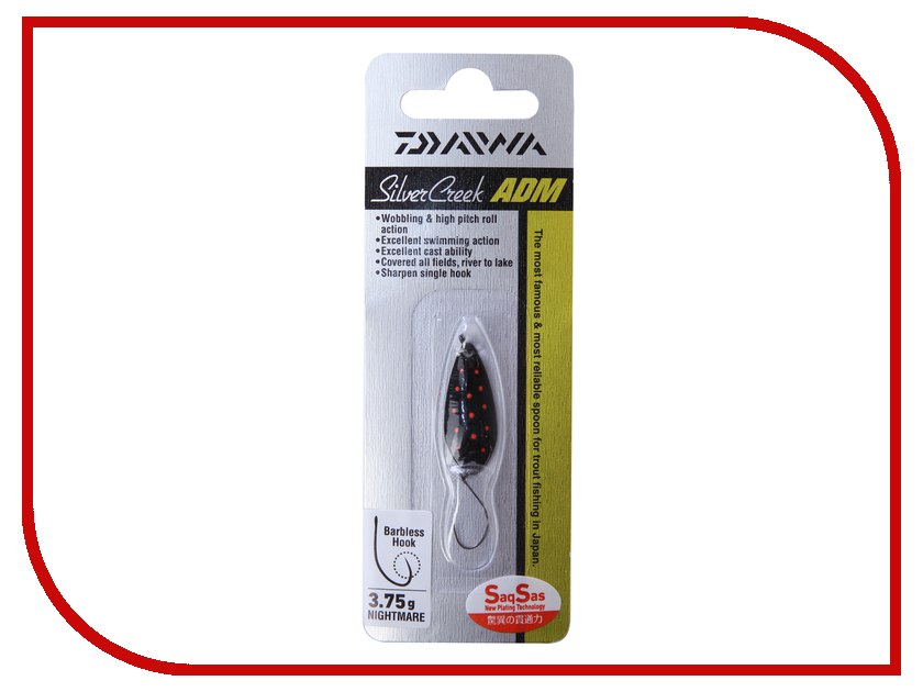 

Блесна Daiwa Silver Creek ADM 3.75g Nightmare 16533-502RU, Silver Creek ADM