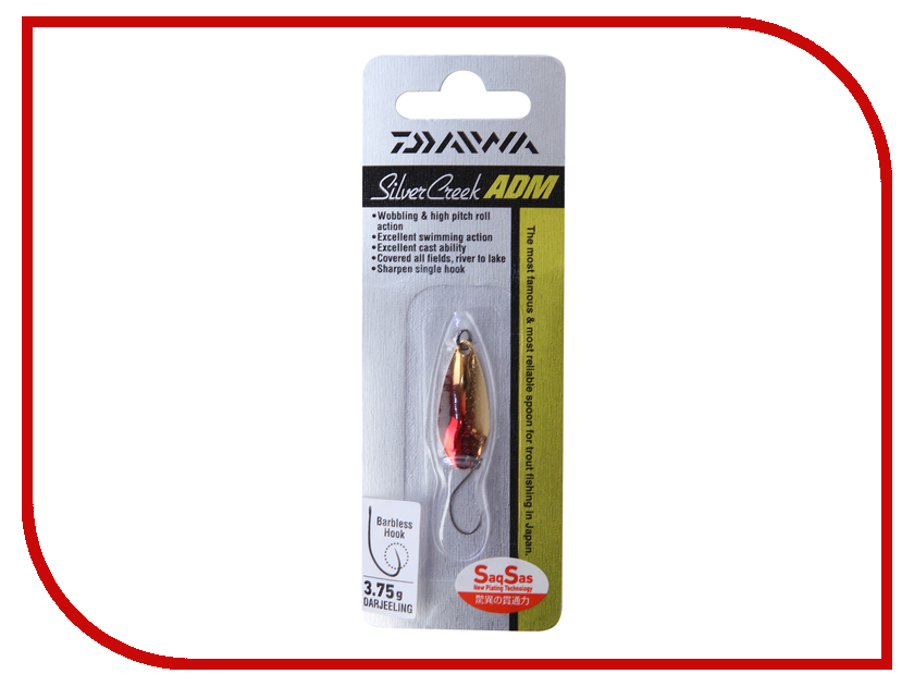 

Блесна Daiwa Silver Creek ADM 3.75g Darjeeling 16533-902RU, Silver Creek ADM