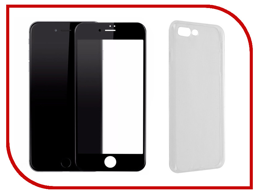 

Аксессуар Защитное стекло + накладка для APPLE iPhone 7 Plus / 8 Plus Innovation Lux 5D Black 11704, APPLE iPhone 7 Plus / 8 Plus