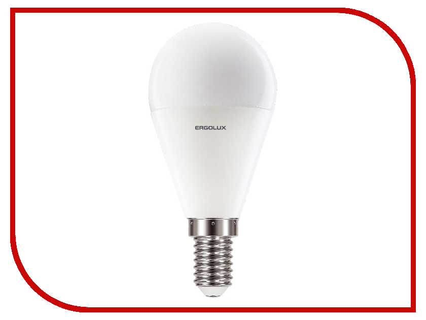 

Лампочка Ergolux LED-G45-9W-E14-3K 13173, LED-G45-9W-E14-3K