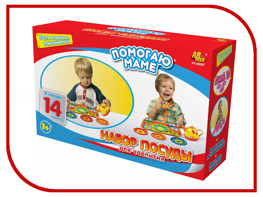 

Набор посуды для чаепития ABtoys Помогаю маме PT-00257, PT-00257