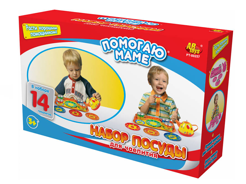 

Набор посуды для чаепития ABtoys Помогаю маме PT-00257, PT-00257