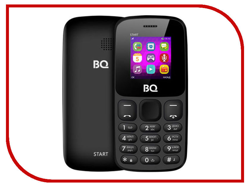 

Сотовый телефон BQ 1413 Start Black, 1413 Start
