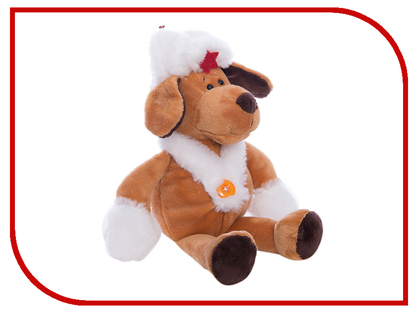 

Игрушка ABtoys Собака в белой ушанке 20cm YSL18699, Собака в белой ушанке