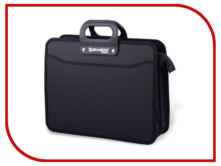 

Папка Brauberg A4 390x315x120mm Black 223082, 223082