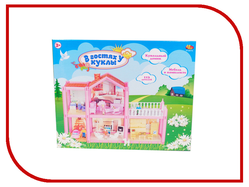 

Кукольный домик ABtoys В гостях у куклы PT-00772, PT-00772