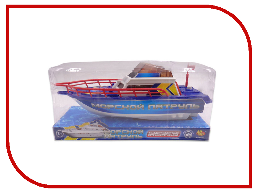 

Игрушка ABtoys Катер Морской патруль C-00203, C-00203