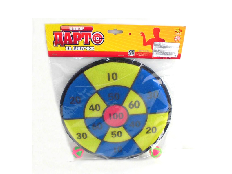 

Игрушка ABtoys Дартс на липучке S-00040, S-00040