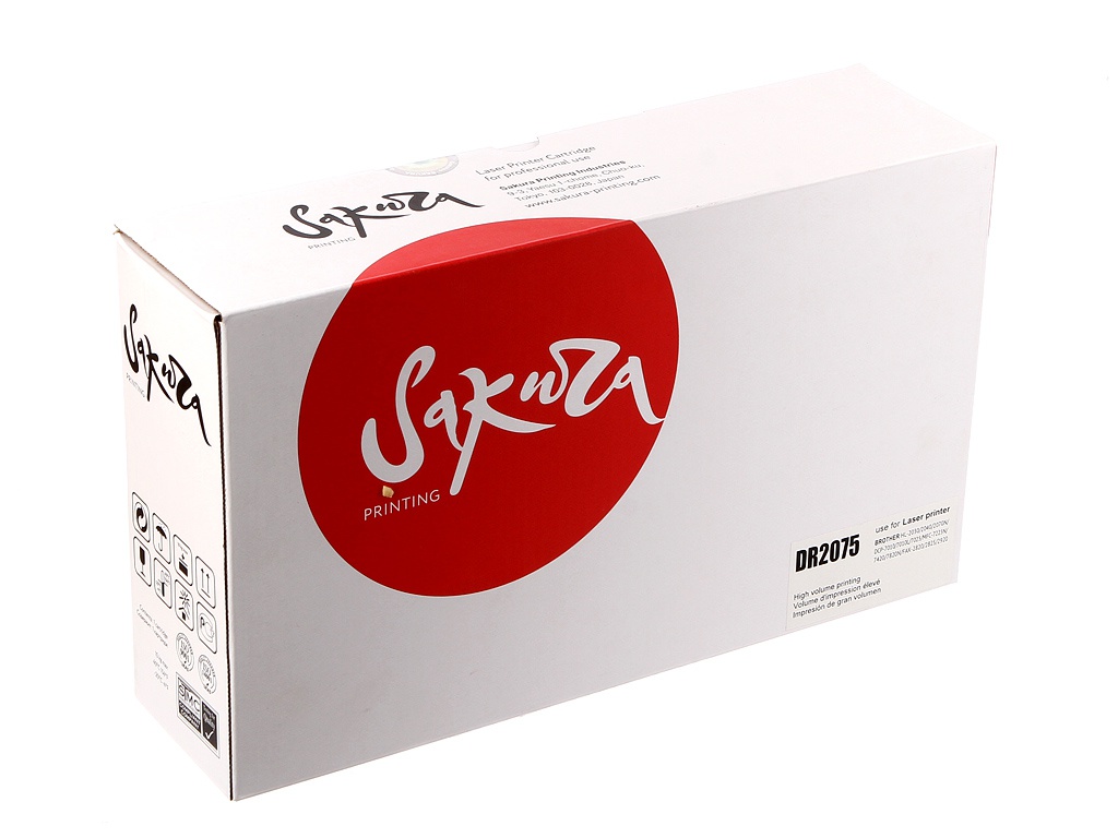 

Картридж Sakura DR2075 SADR2075 для Brother HL-2030/2040/2070/DCP-7000/7010/7025, SADR2075