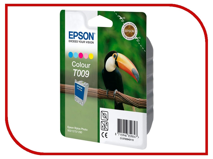 

Картридж Epson T009 C13T00940110 для Stylus Photo 900/1270/1290, C13T00940110