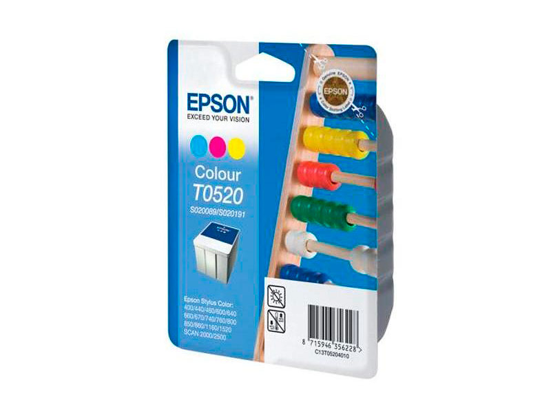 

Картридж Epson T0520 C13T05204010 для Stylus Color 760/800/400/440/670/850/860/1160/1520 / Stylus Scan 2000/2500, C13T05204010