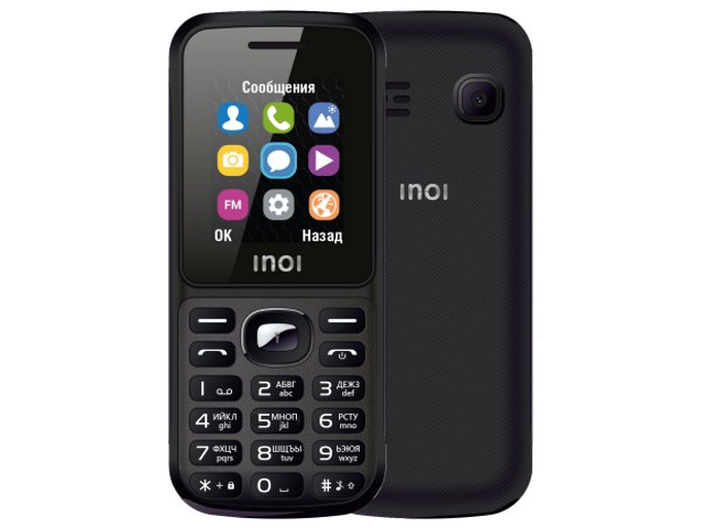 Сотовый телефон INOI 105 Black сотовый телефон inoi 286z