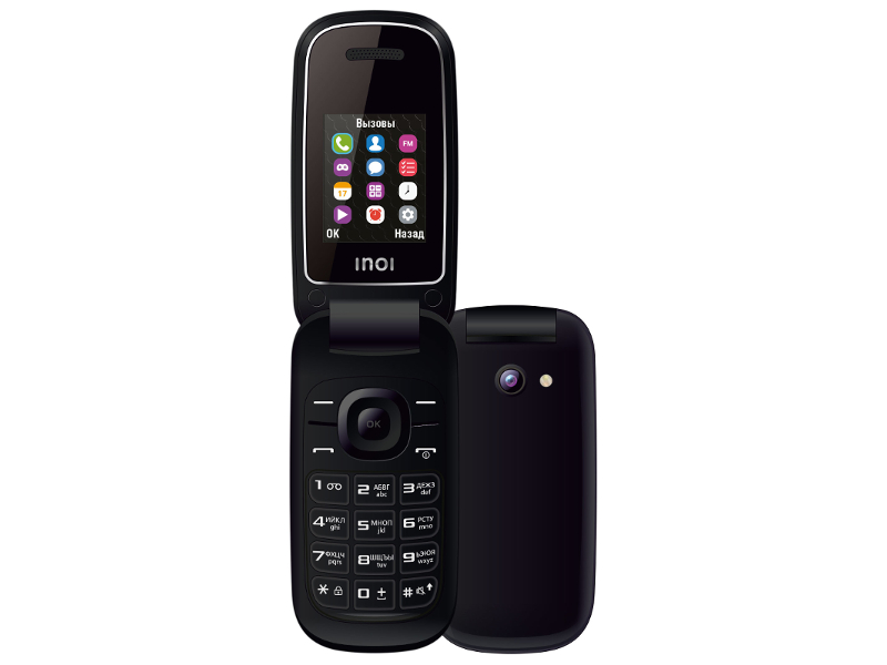 Сотовый телефон Inoi 108R Black сотовый телефон inoi 99 без з у black черный
