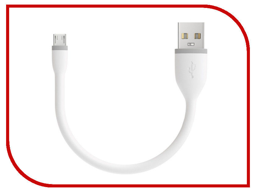 фото Аксессуар Satechi Flexible Micro - USB 15cm White ST-FCM6W