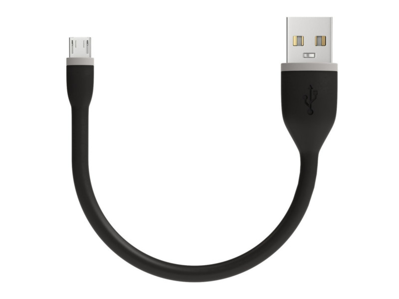 

Аксессуар Satechi Flexible Micro - USB 25cm Black ST-FCM10B, ST-FCM10B