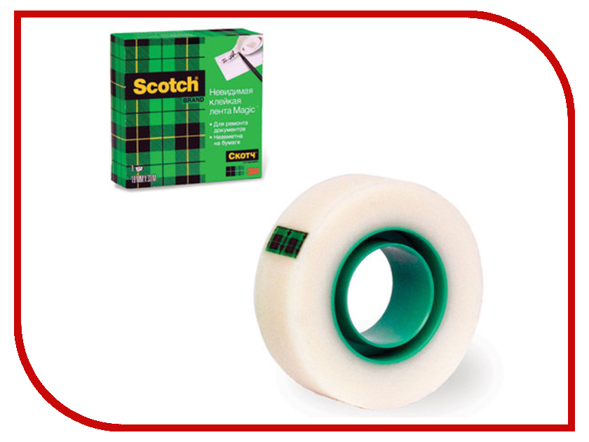 

Клейкая лента 3M Scotch Magic 19mm x 33m FT510281676, FT510281676