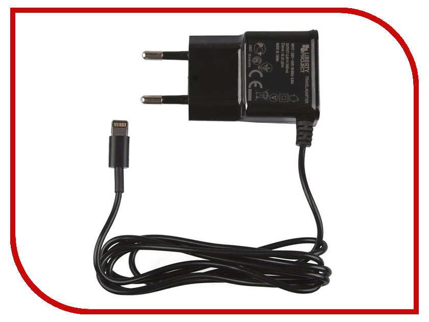

Зарядное устройство Liberty Project 1А Apple 8 pin Black 0L-00030220, 0L-00030220