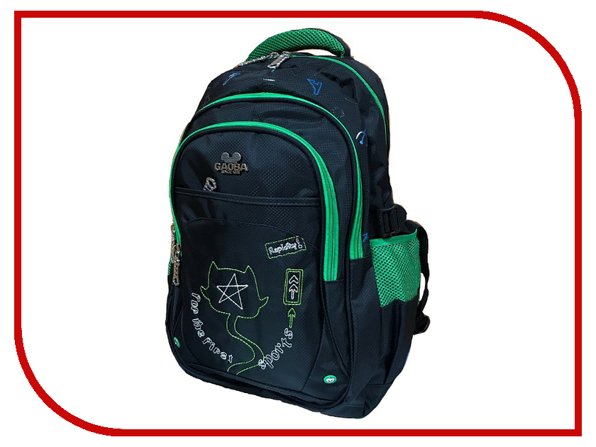 

Рюкзак Gaoba First Sports Black-Green 6899, 6899