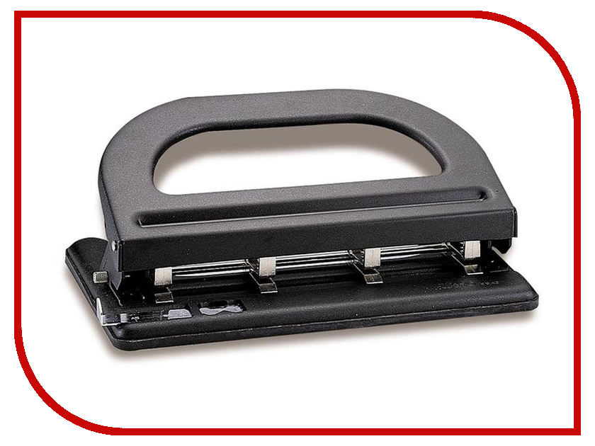 

Дырокол KW-triO до 30л с линейкой Black 964, 964