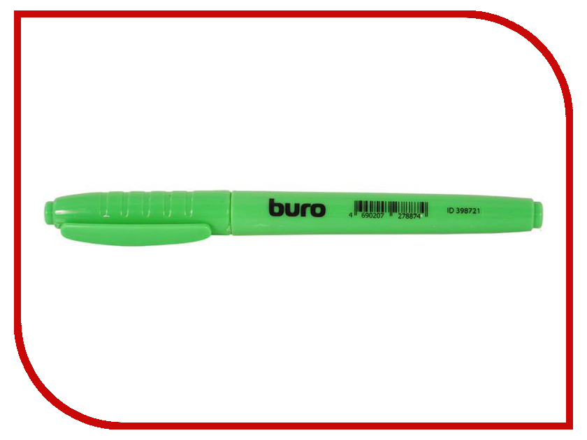 

Маркер Buro Текстовой 1-5mm Green 048000404, 048000404