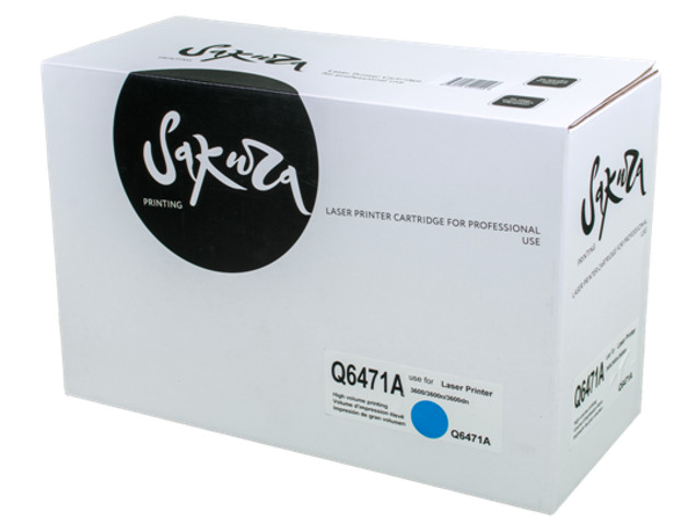 

Картридж Sakura SAQ6471A Cyan для HP Color LaserJet 3600/3600n/3600dn 4000к, SAQ6471A