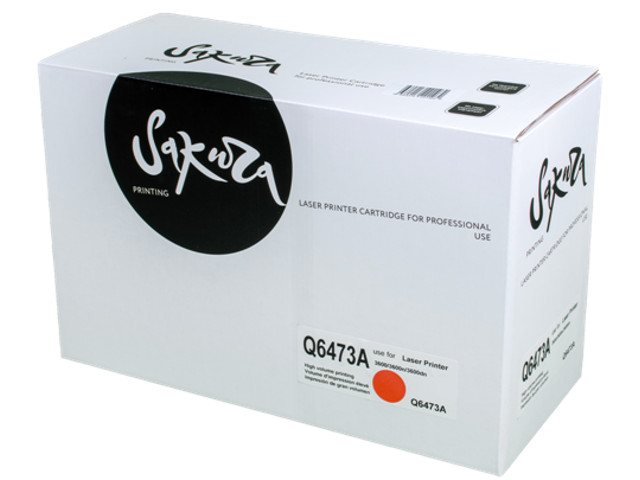 

Картридж Sakura SAQ6473A Magenta для HP Color LaserJet 3600/3600n/3600dn 4000к, SAQ6473A