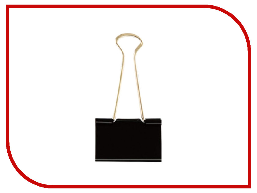 

Зажимы для бумаг Deli 12шт Black E38564, E38564