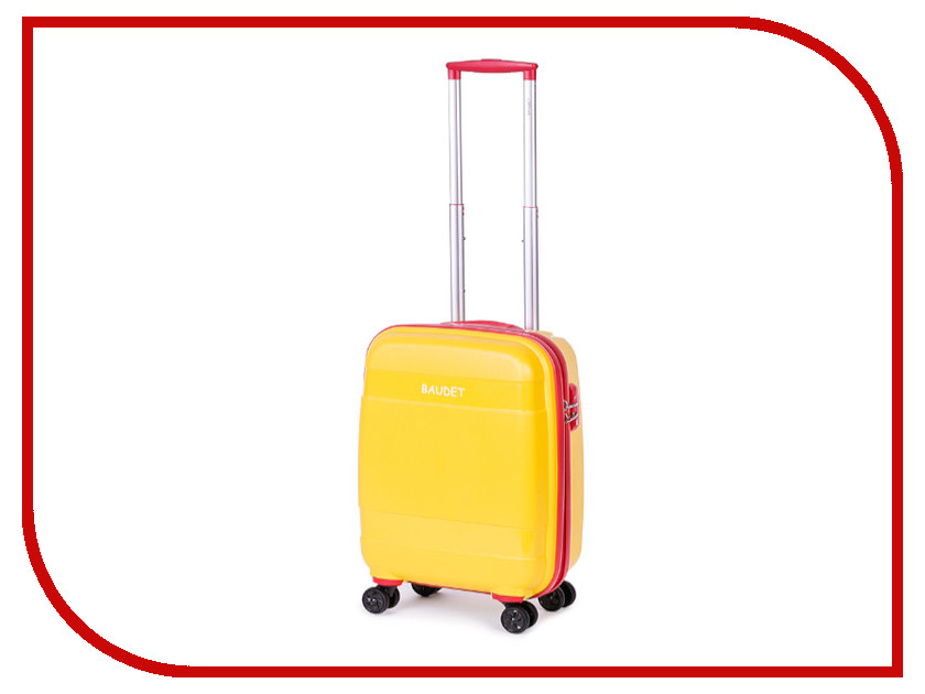 фото Чемодан Baudet BHL0708802 h-48cm 37L Yellow-Red