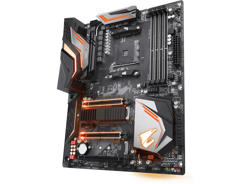 фото Материнская плата GIGABYTE X470 AORUS GAMING 5 WIFI (rev. 1.0)