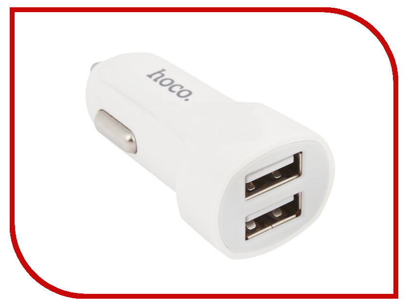

Зарядное устройство Hoco Z2A 2xUSB 2.4A White, Z2A