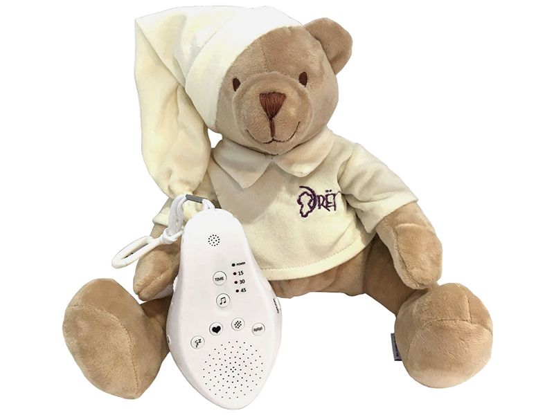 

Игрушка Drema BabyDou 101 Медведь, с белым шумом Beige, BabyDou 101