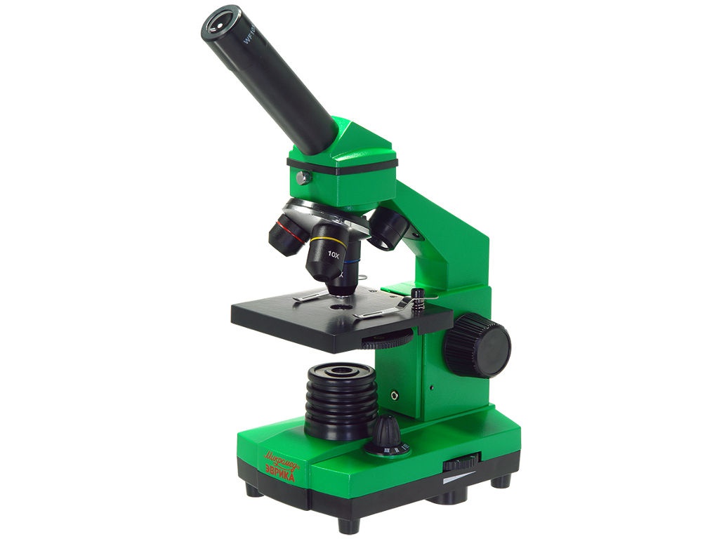 Микроскоп Микромед Эврика 40x-400x Lime микроскоп микромед эврика 40x 1280x с видеоокуляром в кейсе