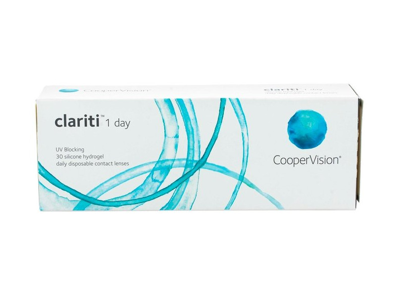 фото Контактные линзы coopervision clariti 1-day (30 линз / 8.6 / -1.25)