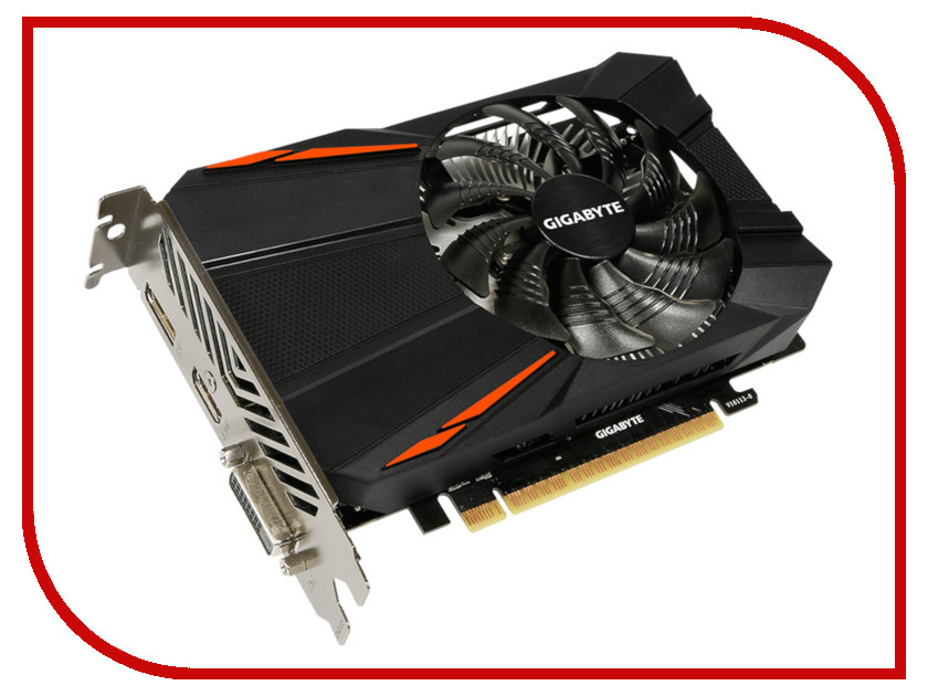 

Видеокарта GigaByte GeForce GTX 1050 1392Mhz PCI-E 3.0 3072Mb 7008Mhz 96 bit DVI HDMI DP HDCP GTX 1050 D5 3G GV-N1050D5-3GD, GV-N1050D5-3GD