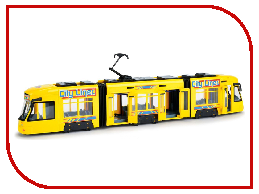 фото Игрушка Dickie Toys Городской трамвай Yellow (3749005) 46 см