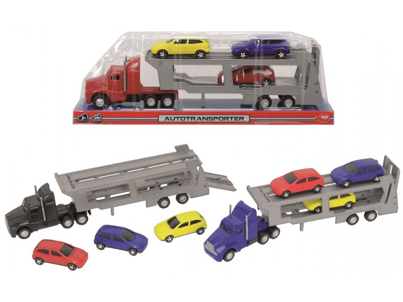 

Игрушка Dickie Toys Трейлер с 3 машинками 3746000, 3746000